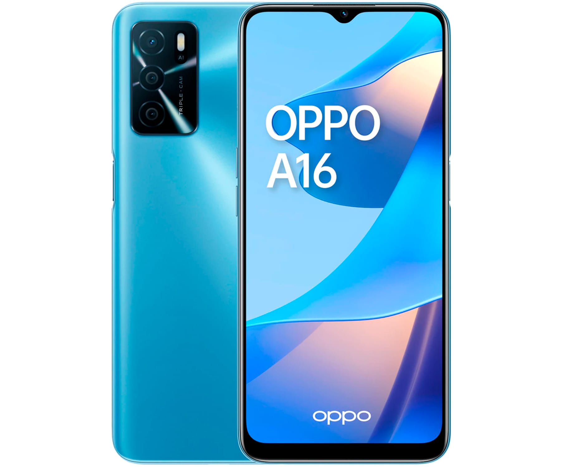 OPPO A16s Blue / 4+64GB / 6.52" 90Hz HD+