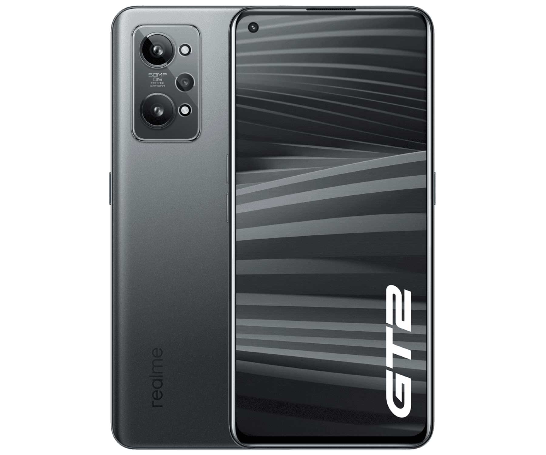 realme GT 2 5G Steel Black / 8+128GB / 6.62" AMOLED 120Hz Full HD+