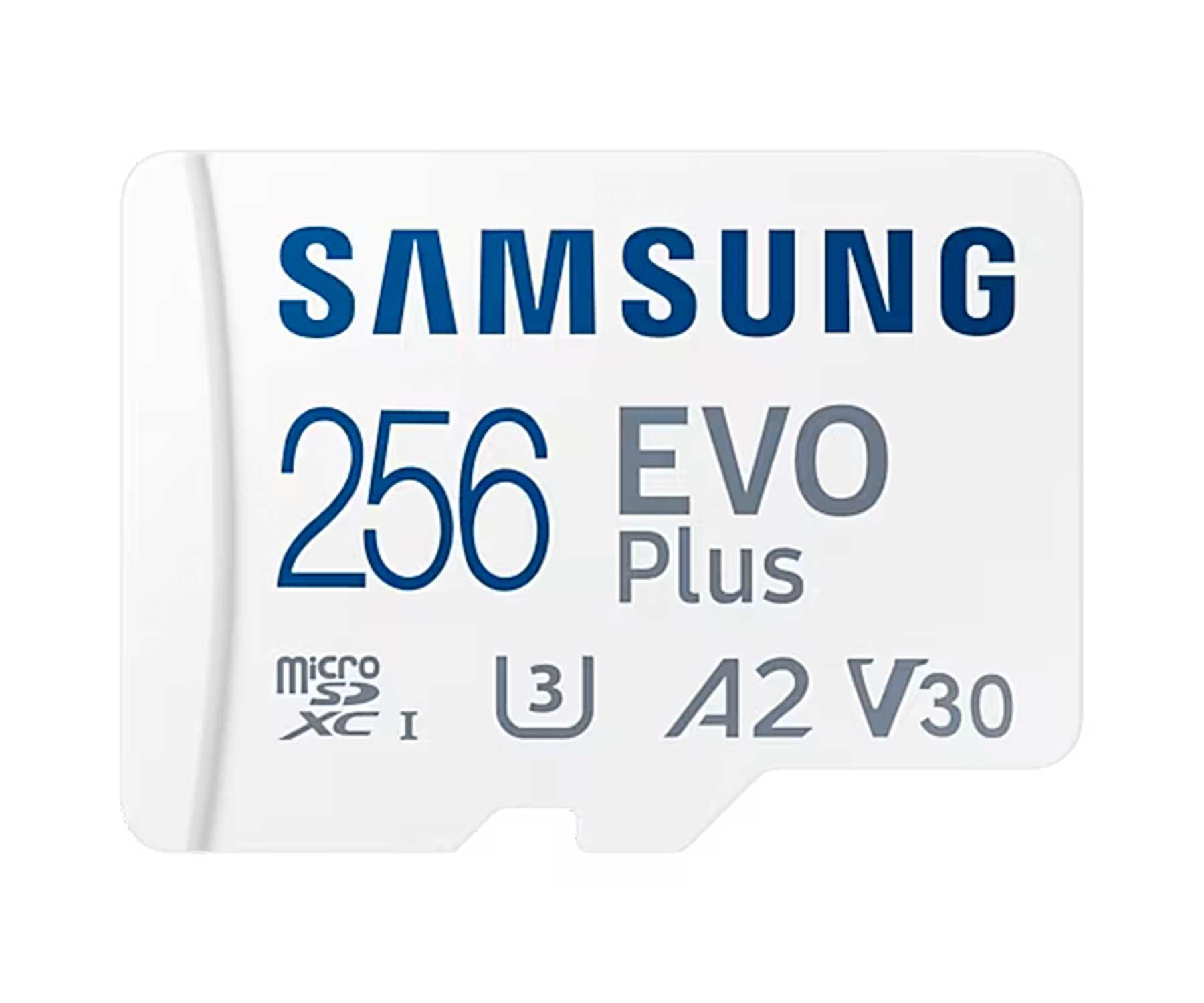 Samsung Evo Plus / Memoria microSD 256GB + Adaptador SD