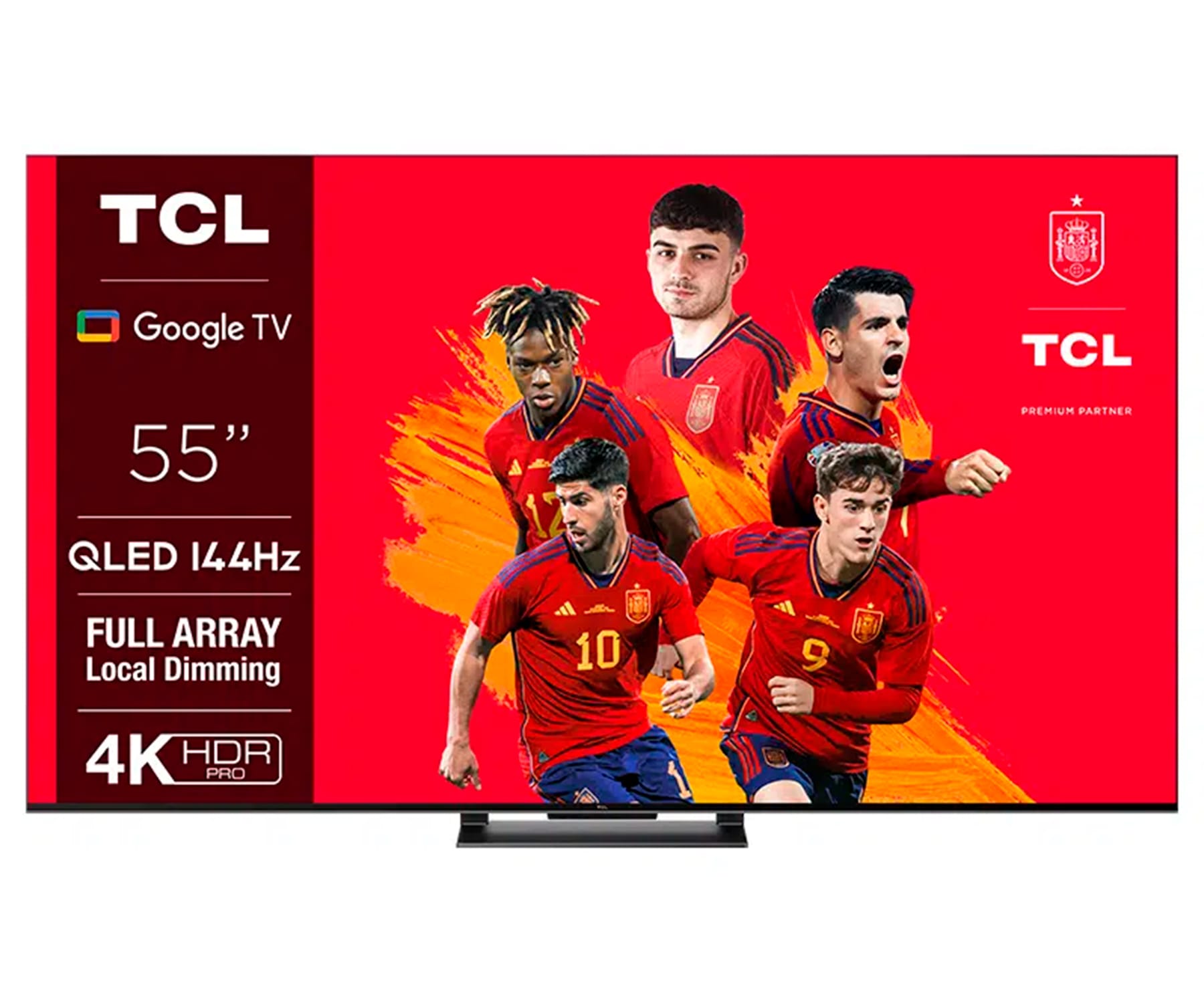 TCL 55C745 / Televisor Smart TV 55" QLED 144Hz UHD 4K HDR