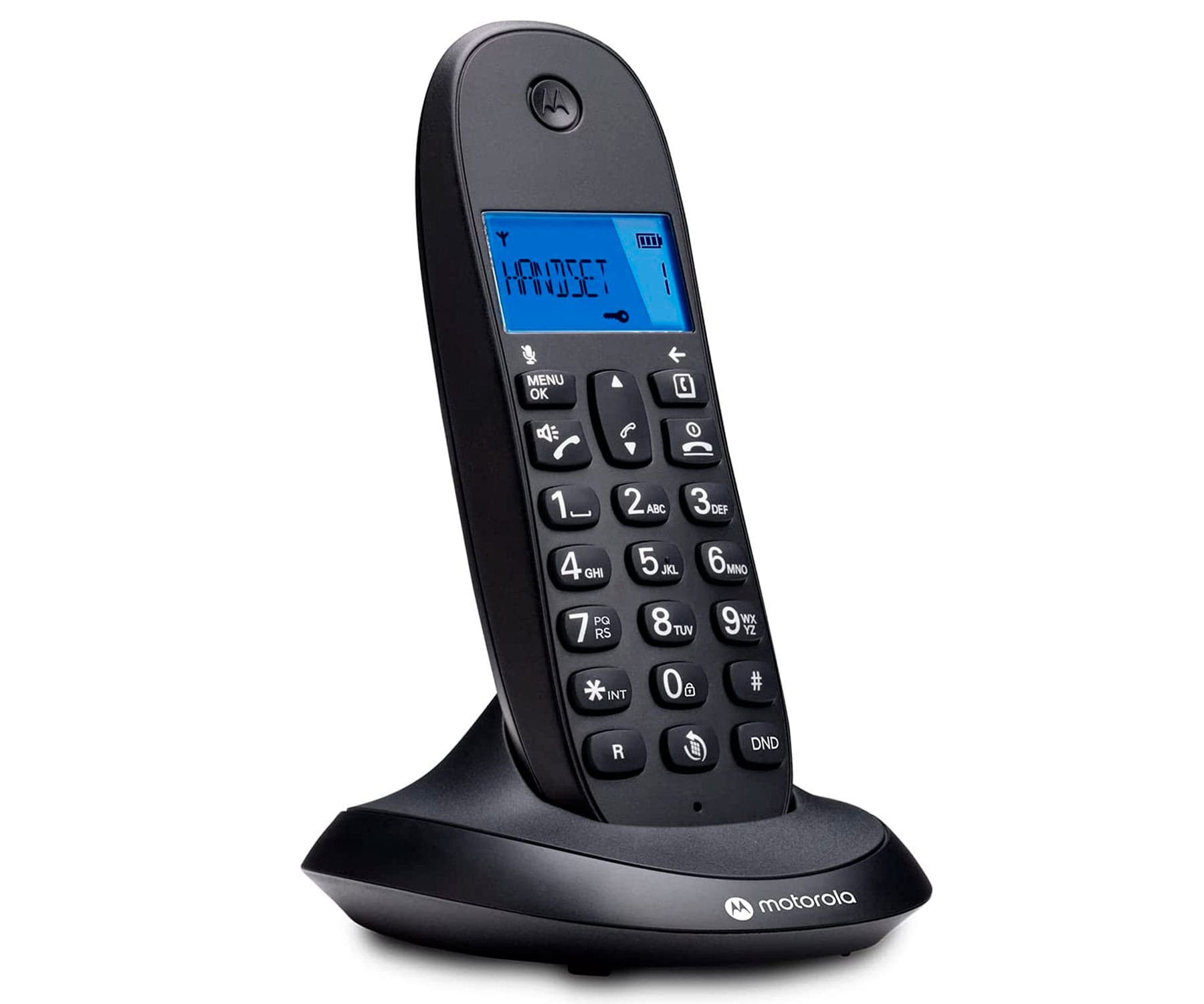 Motorola C1001CB+ Negro / Teléfono inalámbrico