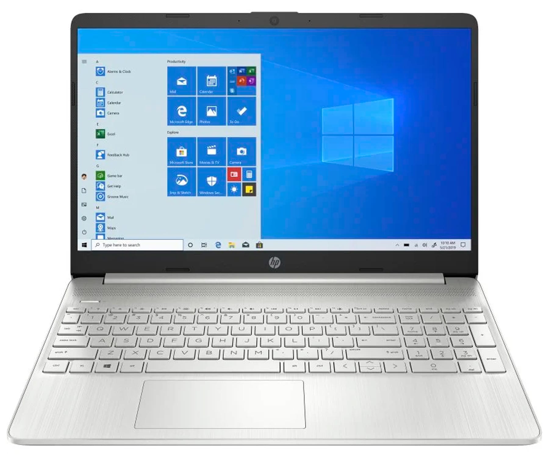 HP Laptop 15S Silver / 15.6" Full HD / Intel Celeron N4500 / 8GB DDR4 / 256GB M2 NVMe / Windows