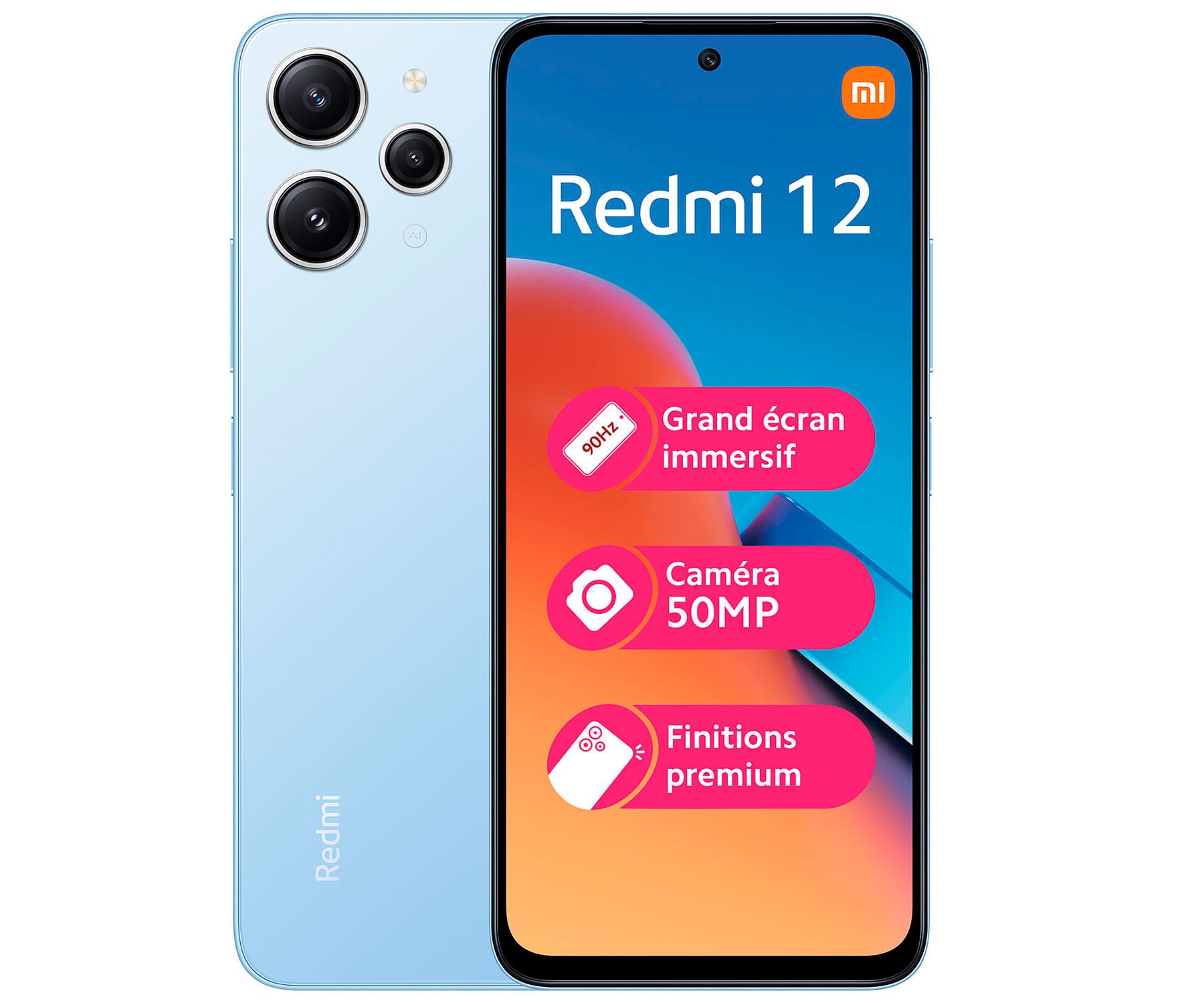 Xiaomi Redmi 12 Sky Blue / 4+128GB / 6.79" AMOLED 90Hz Full HD+