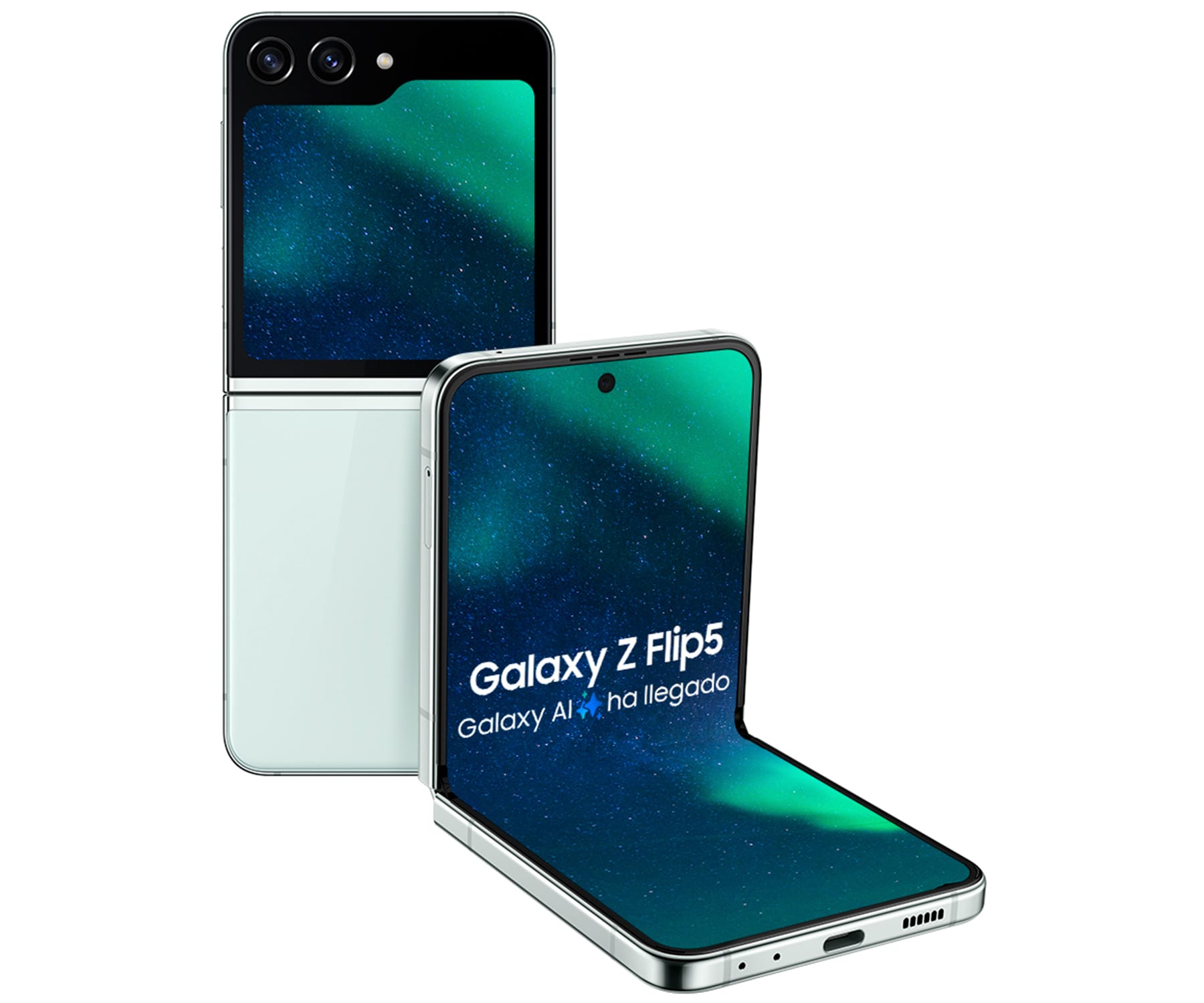 Samsung Z Flip5 5G Mint / 8+512GB / 6.7'' AMOLED 120Hz Full HD+