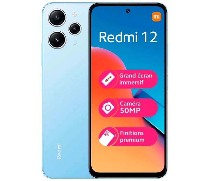Xiaomi Redmi 12 Sky Blue / 8+256GB / 6.79" AMOLED 90Hz Full HD+