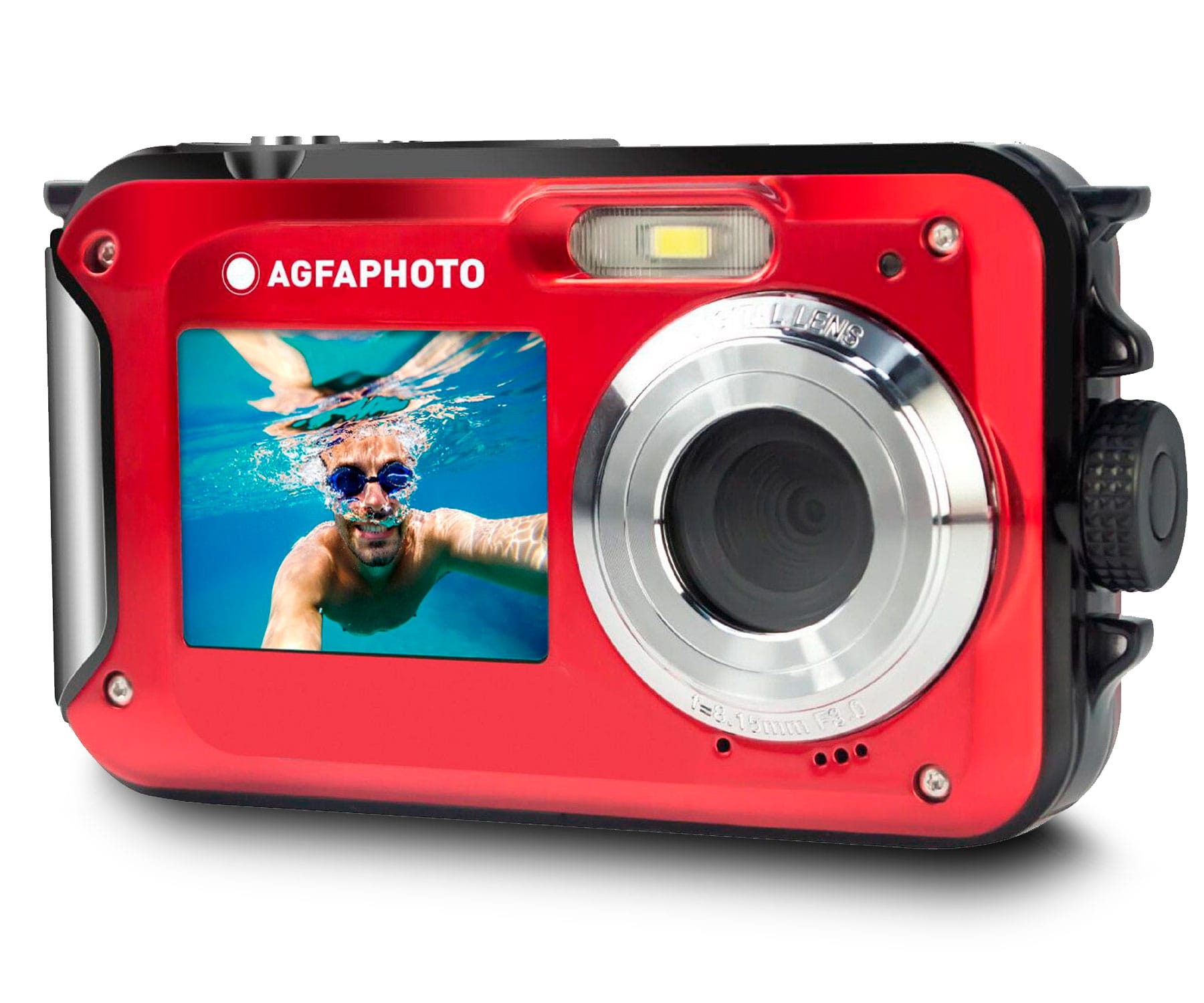 AGFAPHOTO Realishot WP8000 Red / Cámara compacta waterproof