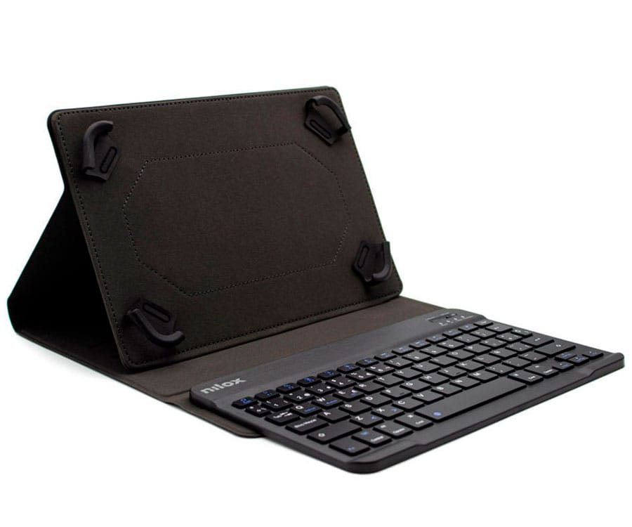 Nilox Folio Black /  Funda teclado Bluetooth Tablet 10.5"