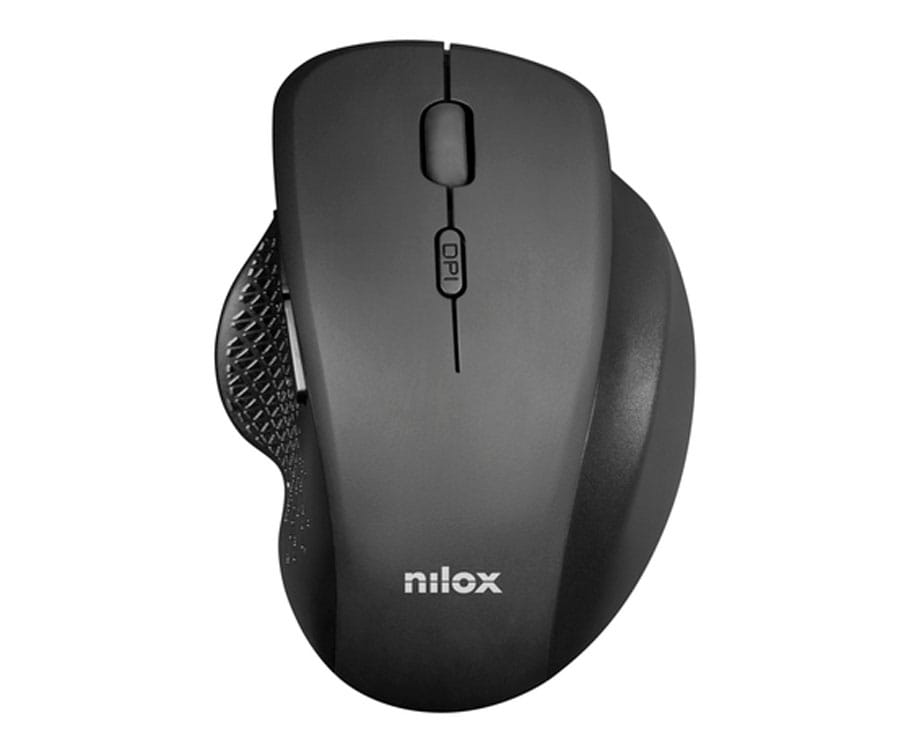 NILOX NXMOWI3001 Black / Ratón ergonómico inalámbrico