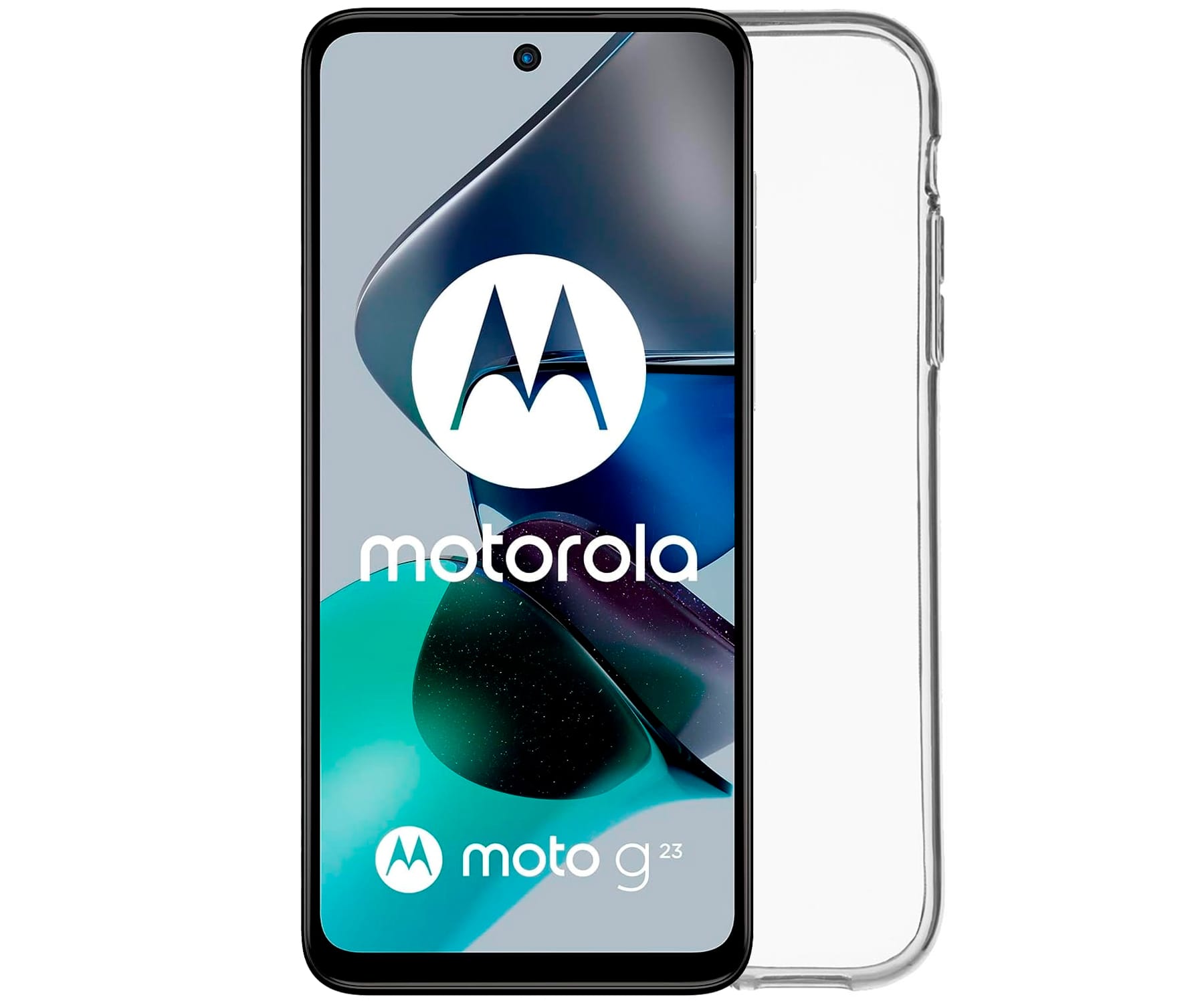 JC Trasera silicona transparente / Motorola moto G23