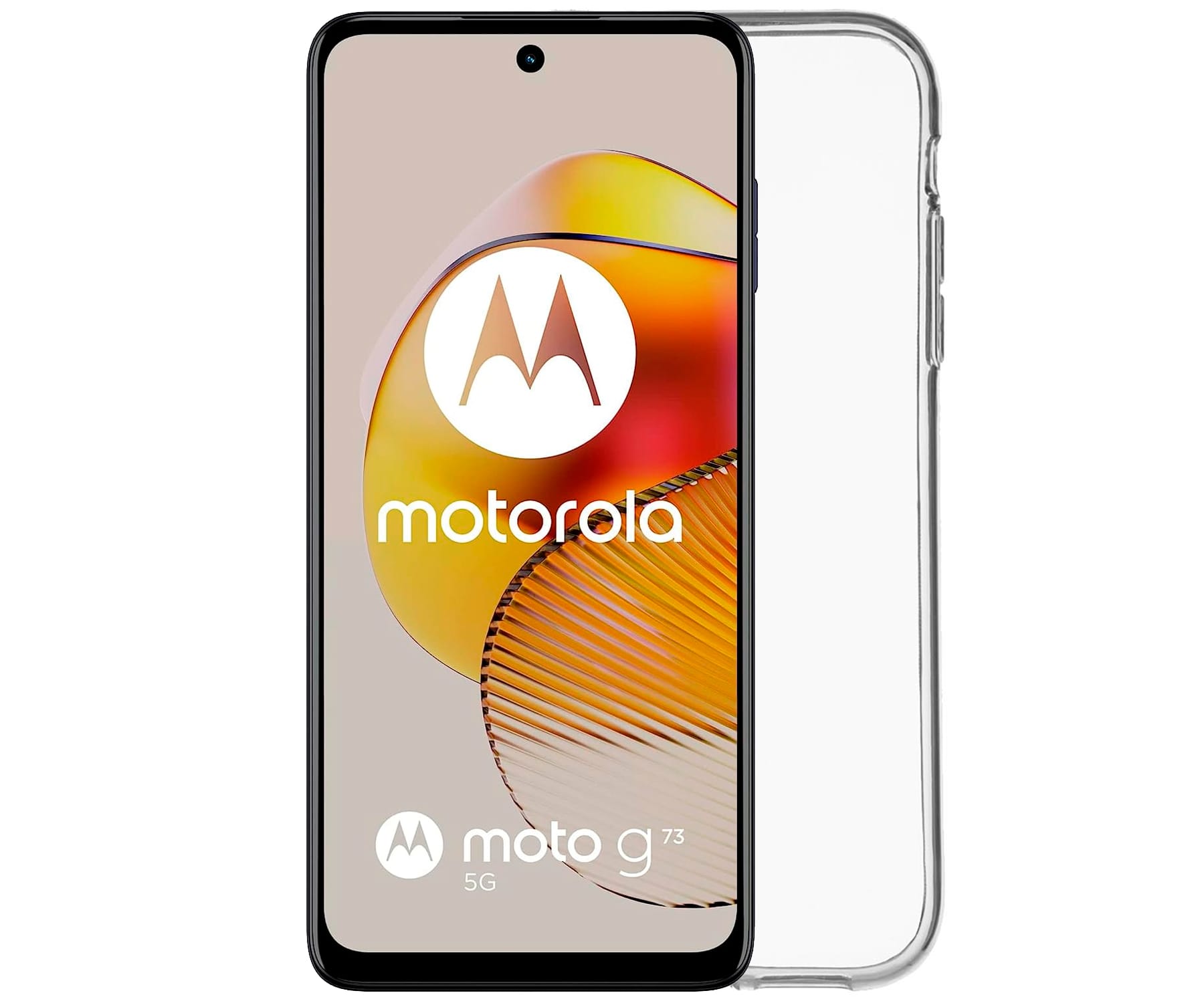 JC Trasera silicona transparente / Motorola moto G73