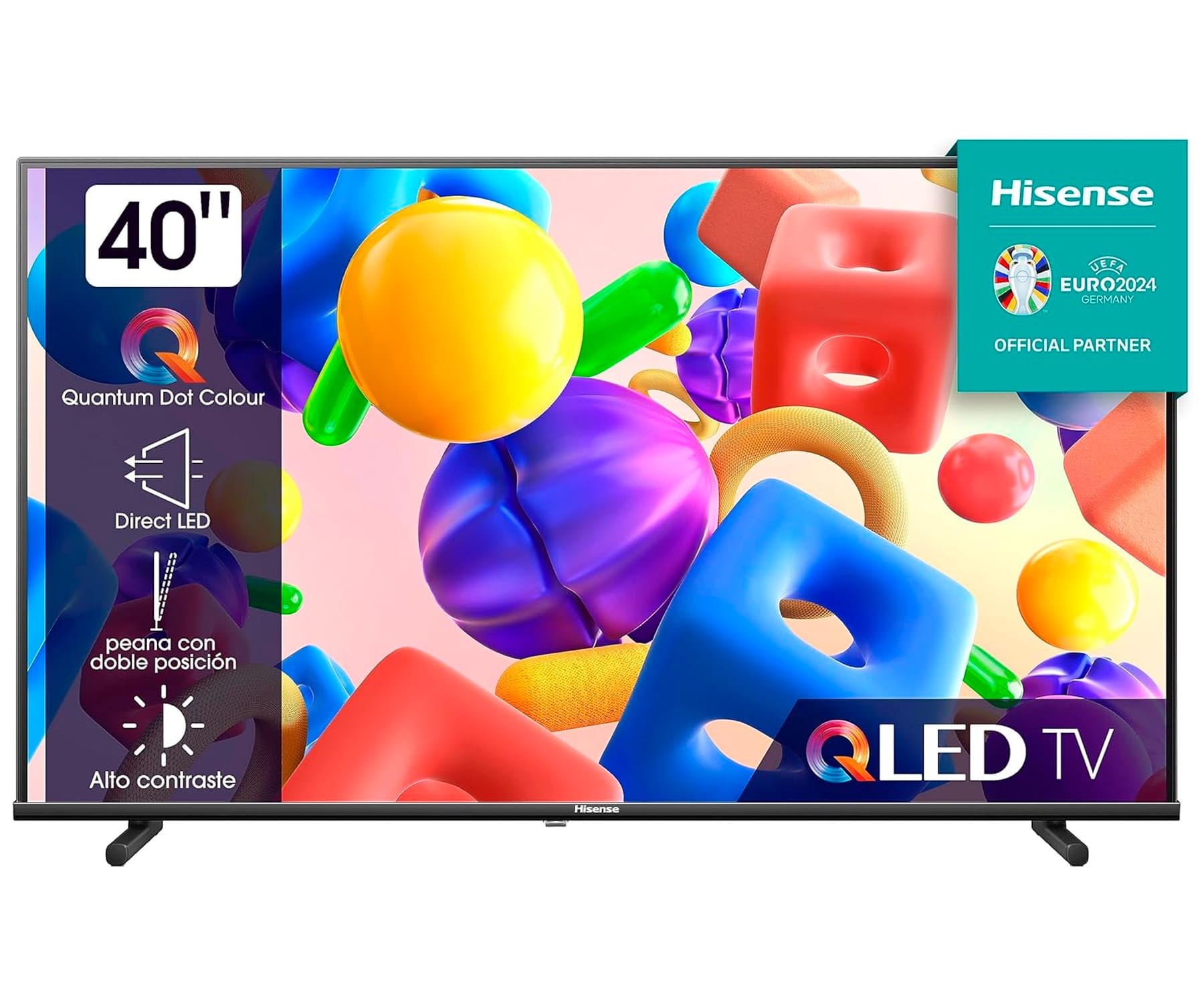 Hisense 40A5KQ / Televisor Smart TV 40" QLED Full HD