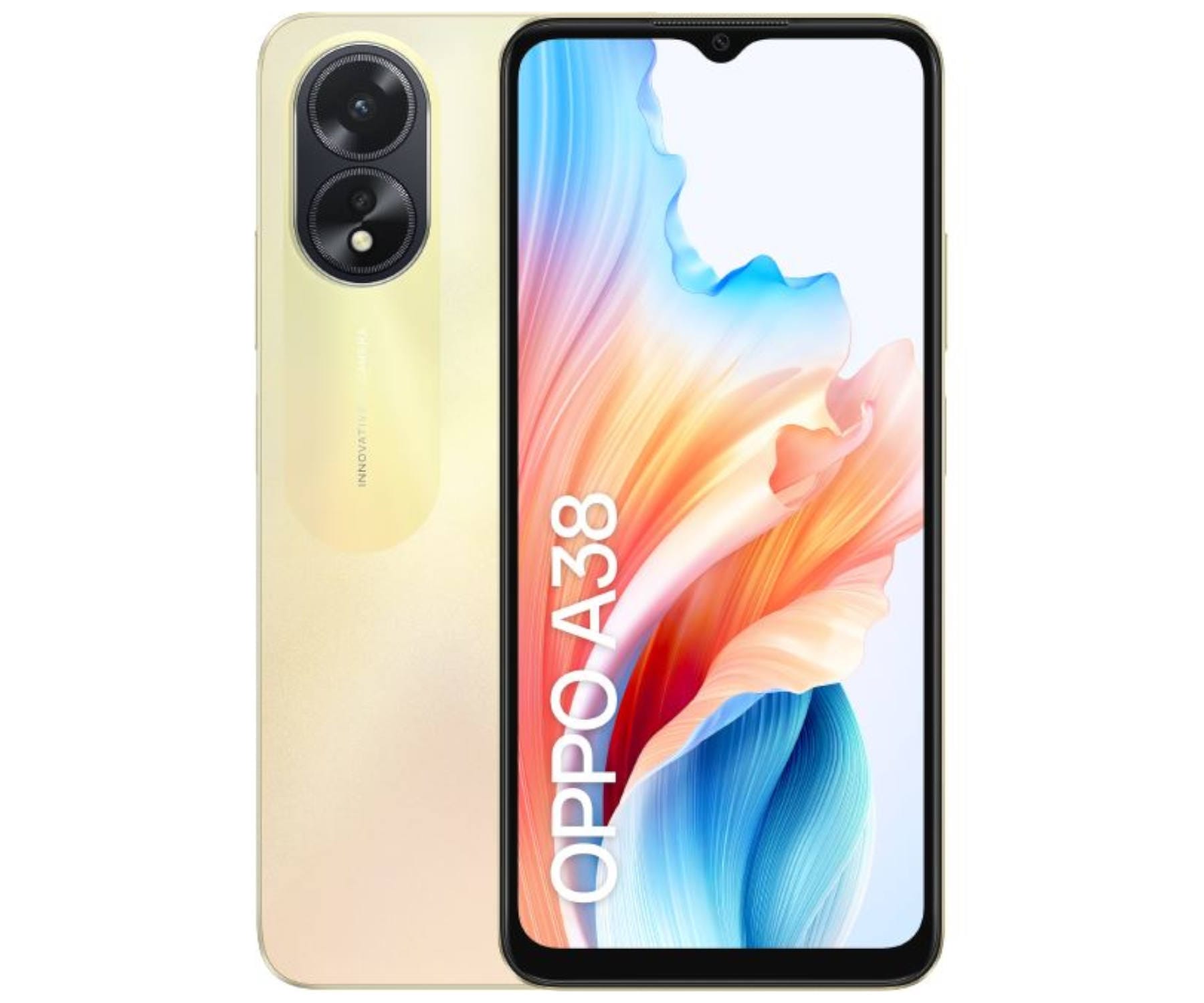 OPPO A38 4G Glowing Gold / 4+128GB /6.56 90Hz HD 