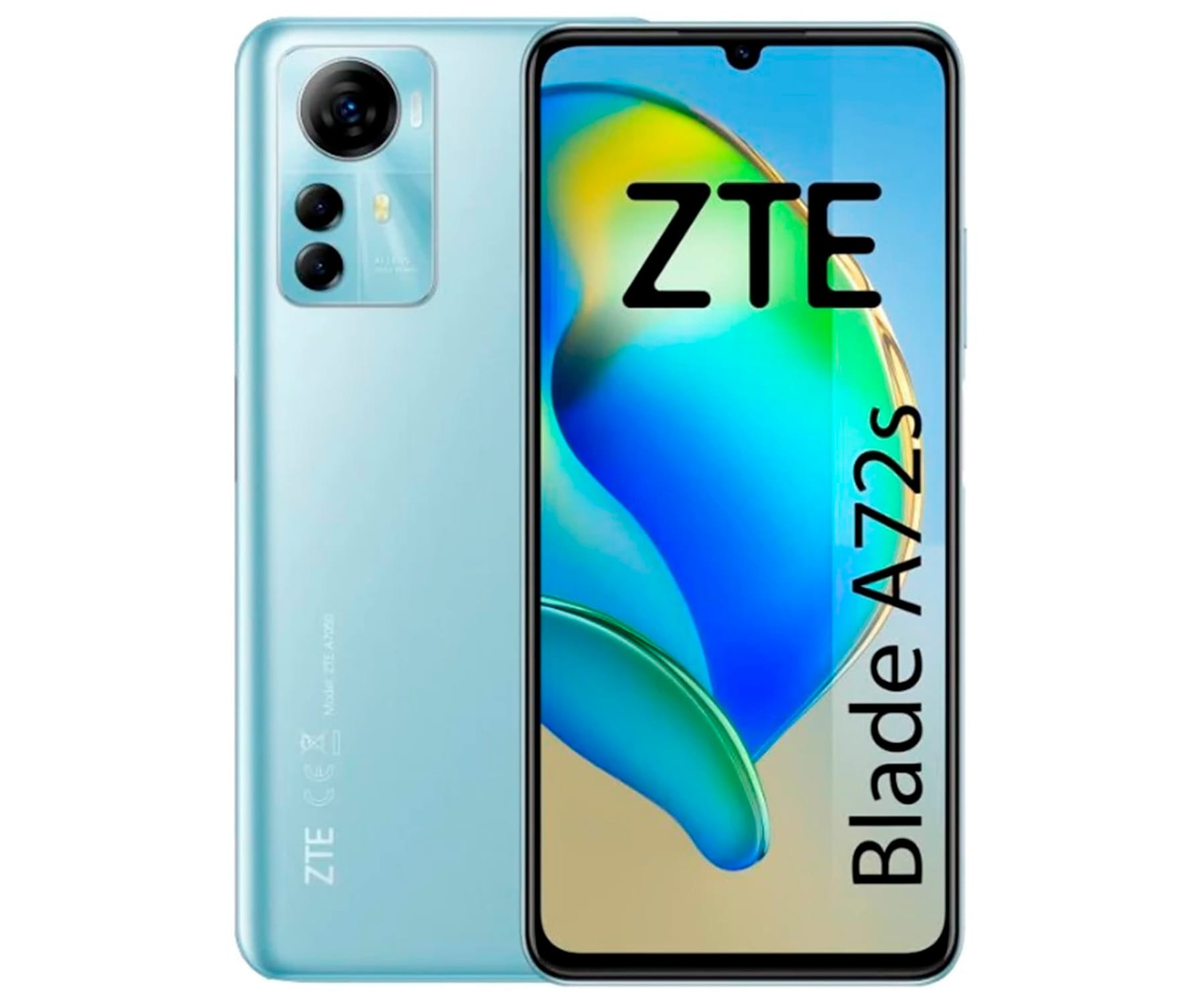 ZTE Blade A72s Sky Blue / 3+64GB / 6.75" 90Hz HD+
