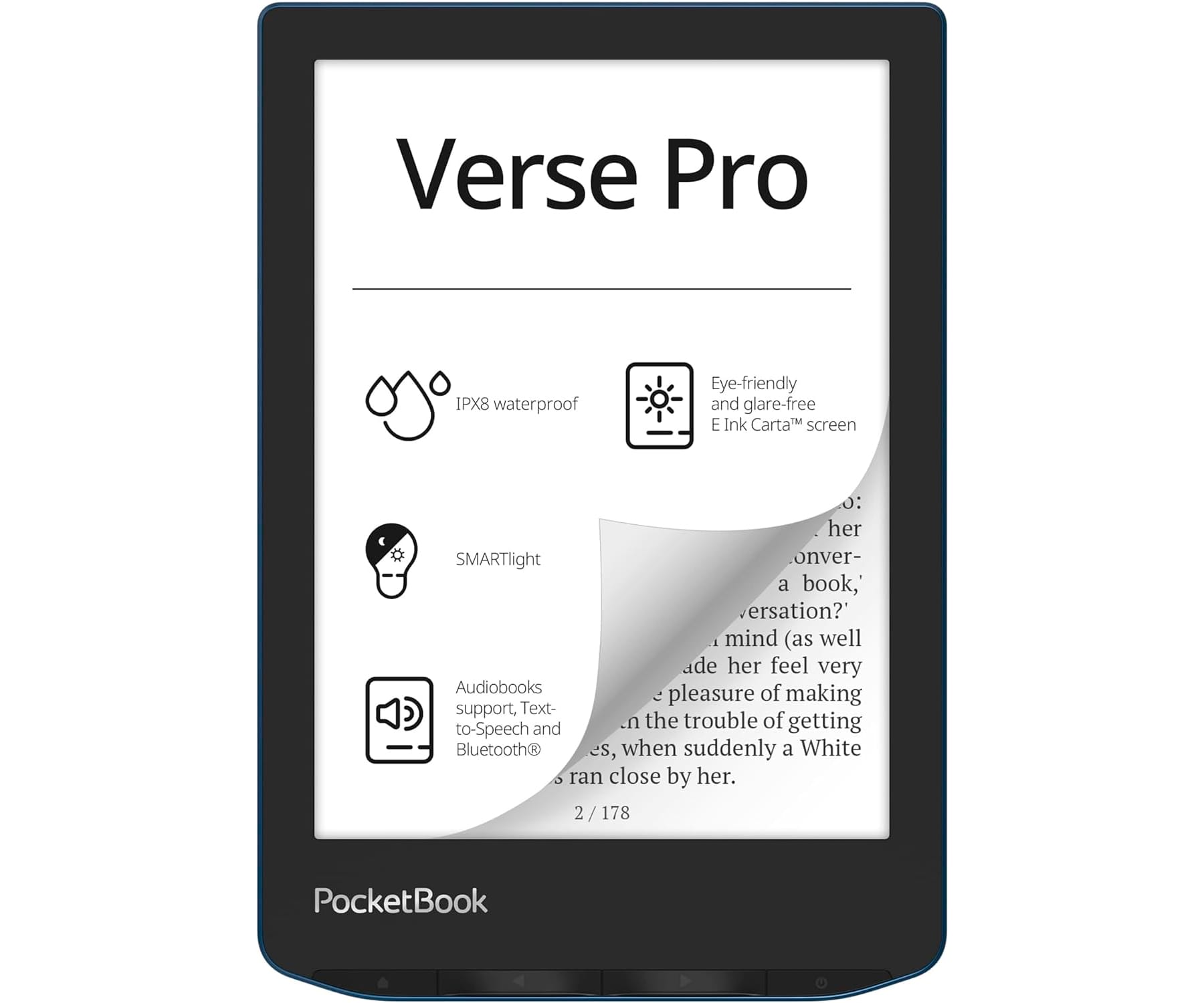 PocketBook Verse Pro Azure / Lector de libros electrónicos 6"