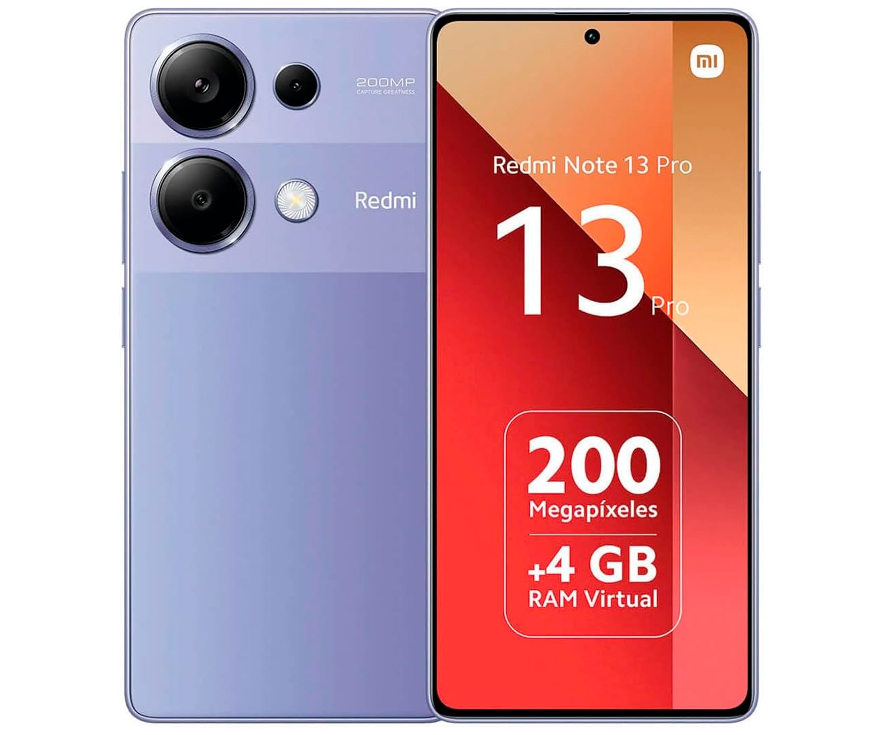 Xiaomi Redmi Note13 Pro 4G Lavender Purple / 8+256GB / 6.67" AMOLED 120Hz Full HD+