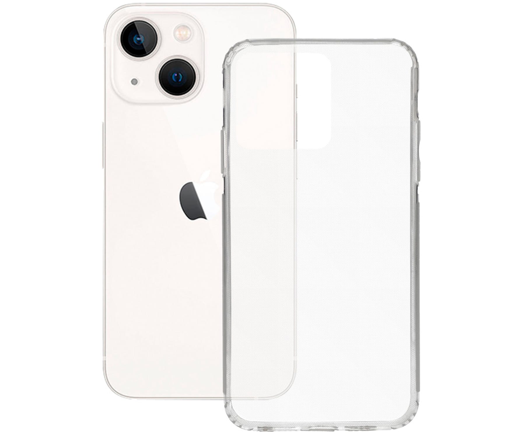 KSIX Trasera de silicona transparente / Apple iPhone 15