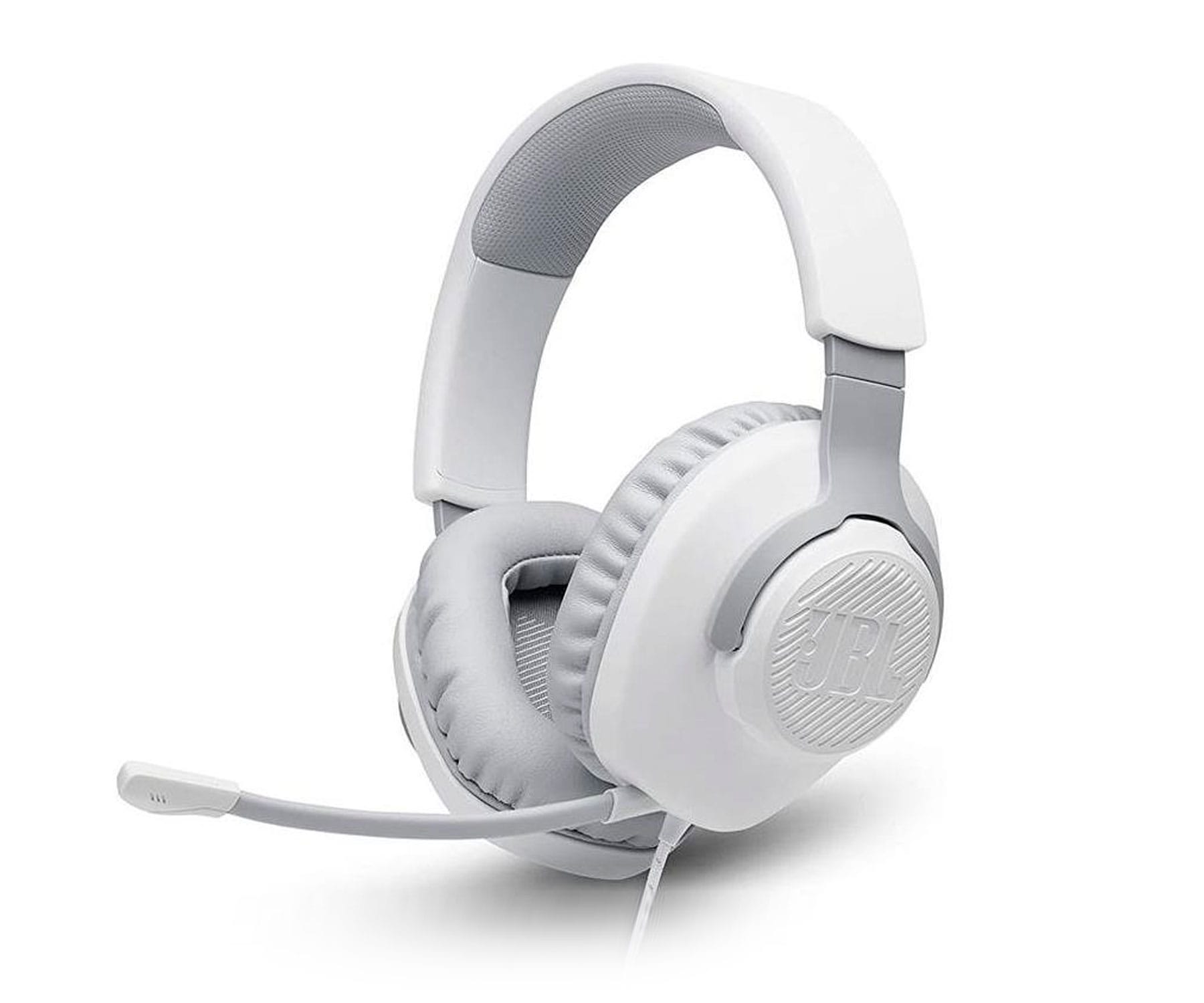 JBL Quantum 100 Blanco / Auriculares Gaming OverEar con cable