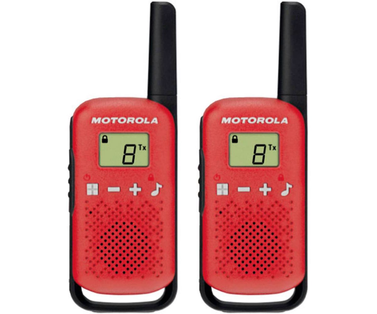 Motorola Talkabout T42 Rojo / Pareja de walkie talkies 4Km