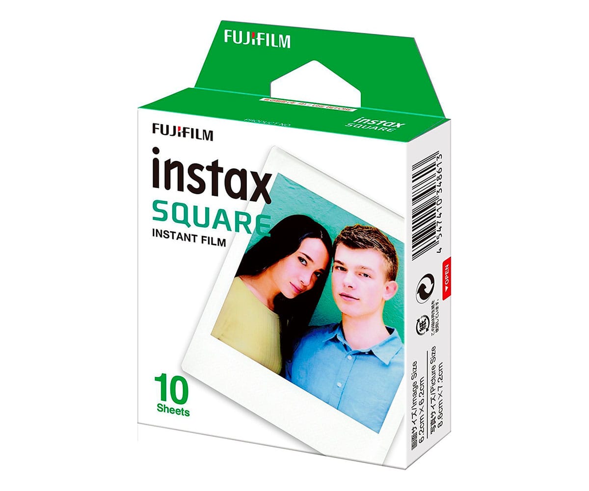 FUJIFILM Instax Square Instant Film (10) / Película fotográfica instantánea