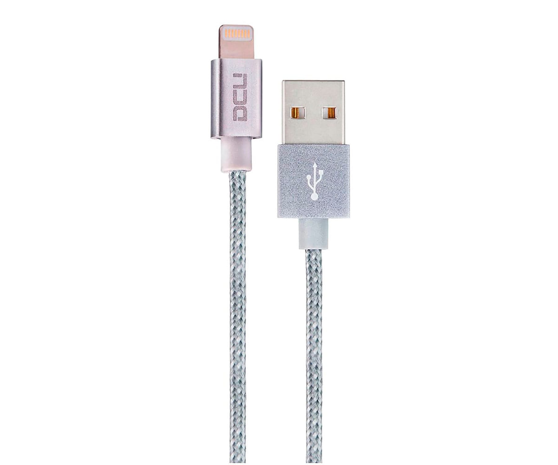 DCU 34101205 Plata / Cable USB-A (M) a Lightning (M) 1m