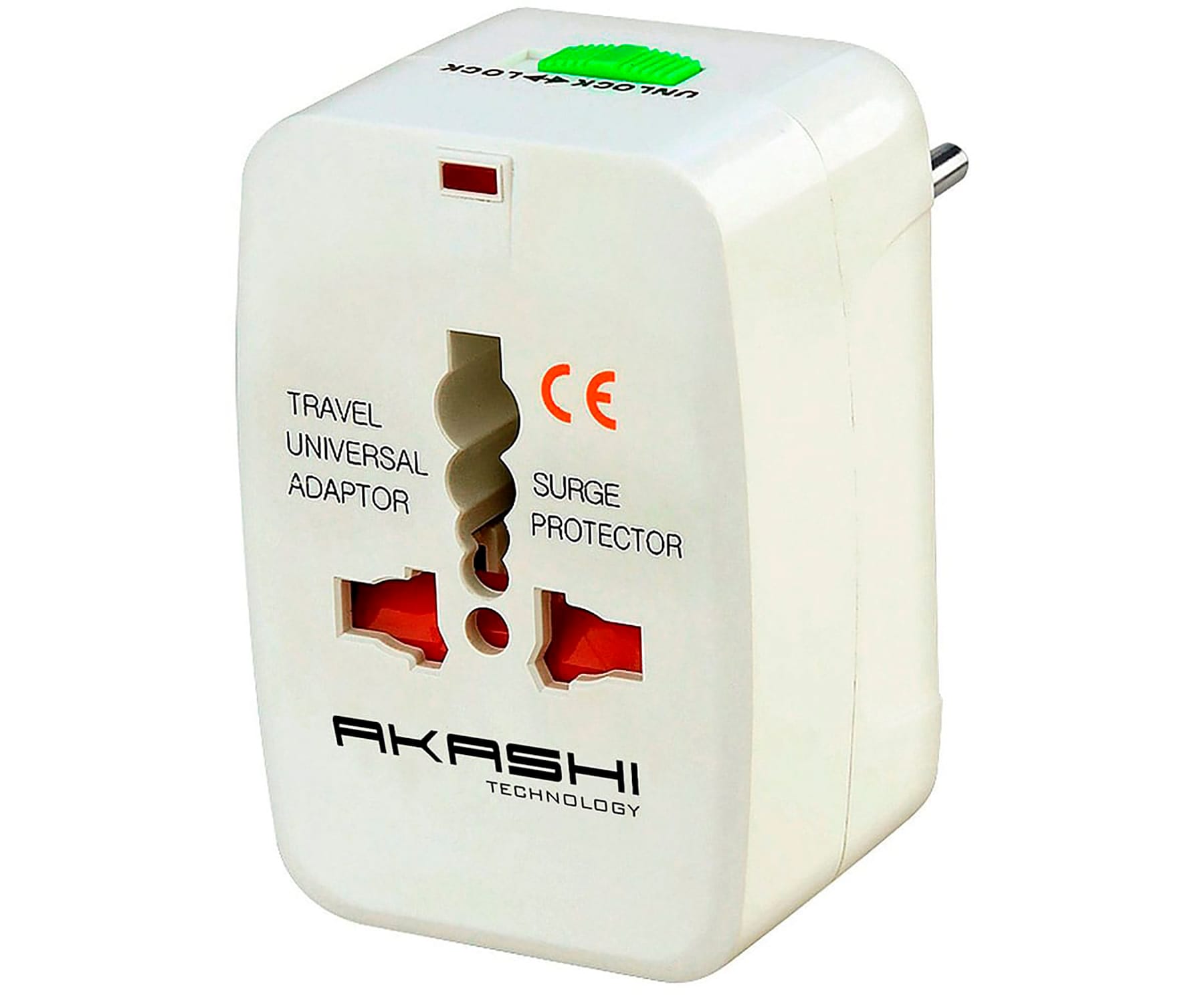 AKASHI ALTWP100 Blanco / Adaptador de corriente universal