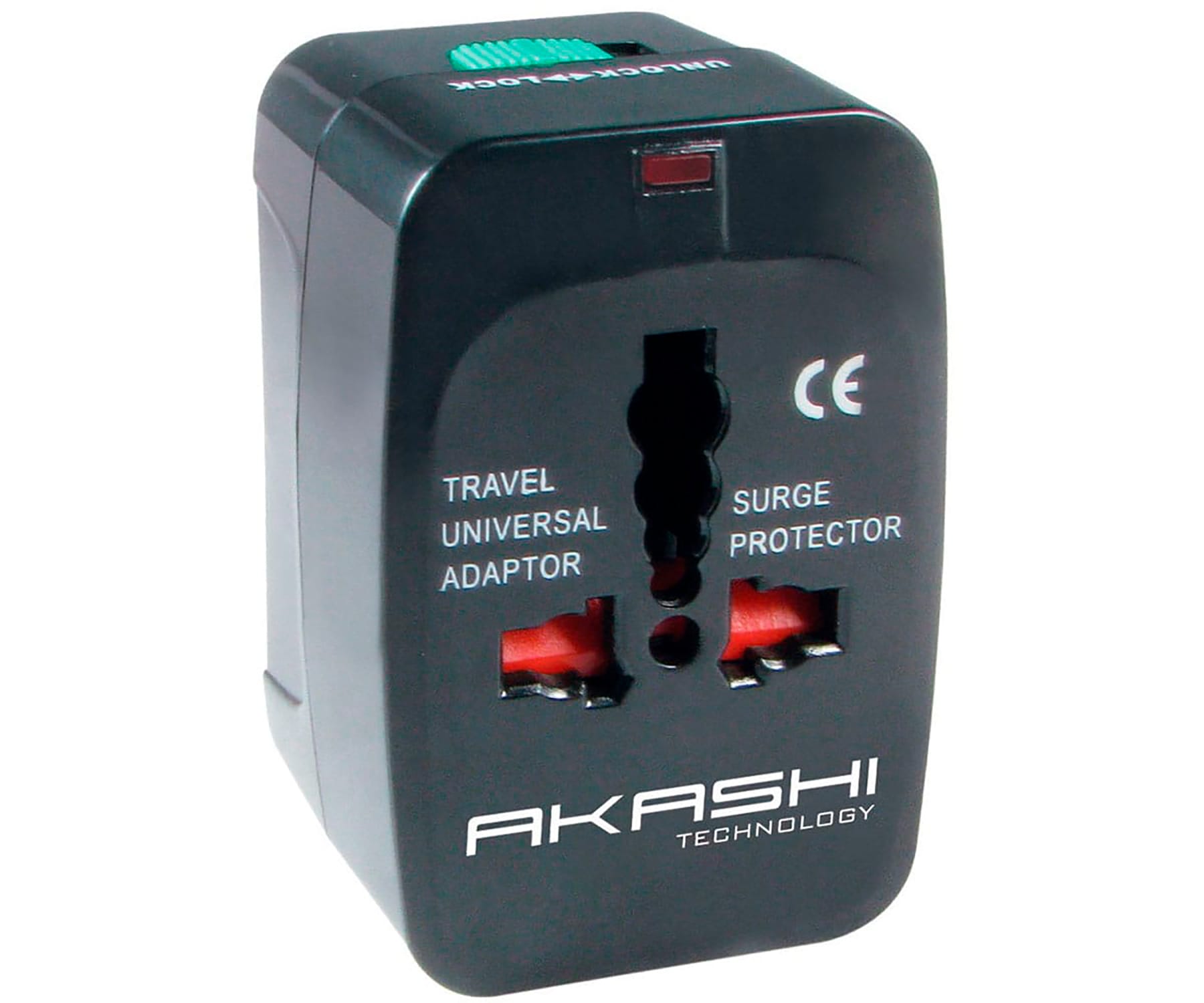 AKASHI ALT WP100 Negro / Adaptador de corriente universal